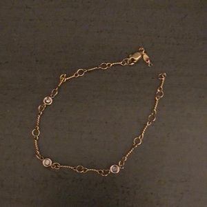 Roberto Coin two tone 18k gold and diamond bracelet